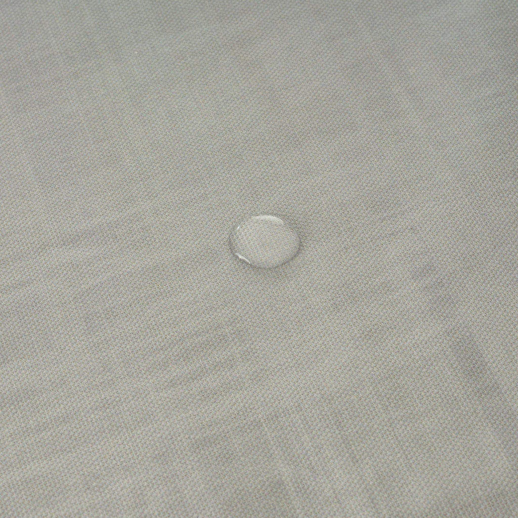 Round stain resistant tablecloth Medium Grey