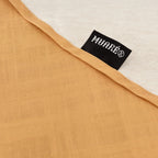 Round stain resistant tablecloth Mustard