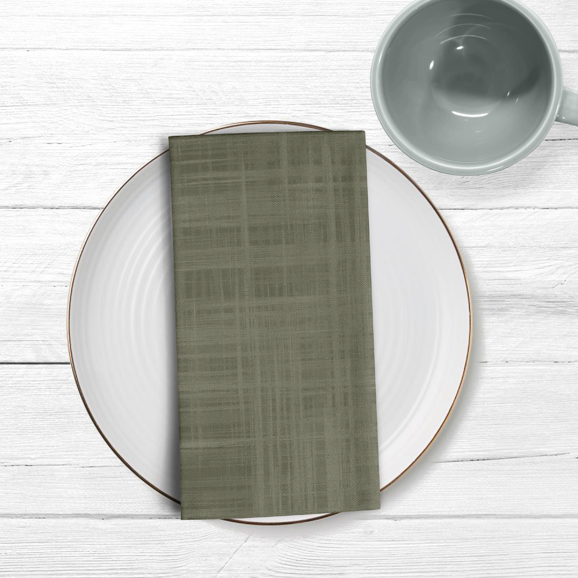 Pack of 2 Desert Sage napkins 50x50 cm