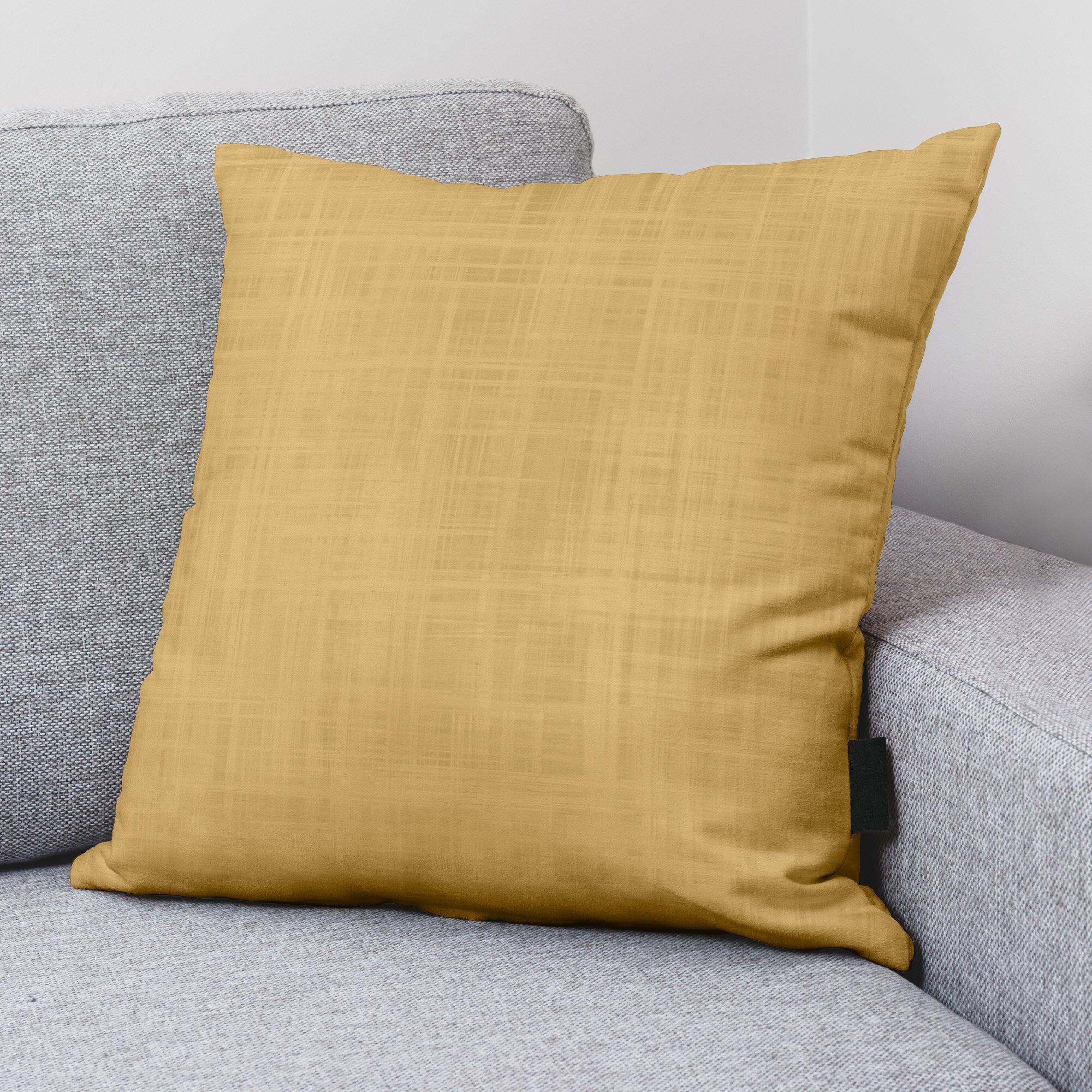 100% cotton cushion cover Mustard 50x50 cm