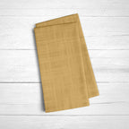 Lot de 2 serviettes moutarde 50x50 cm
