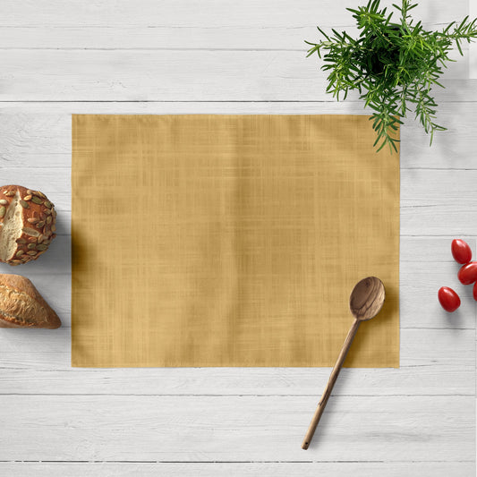Pack 2 unidades mantel individual Mostaza 50x40 cm