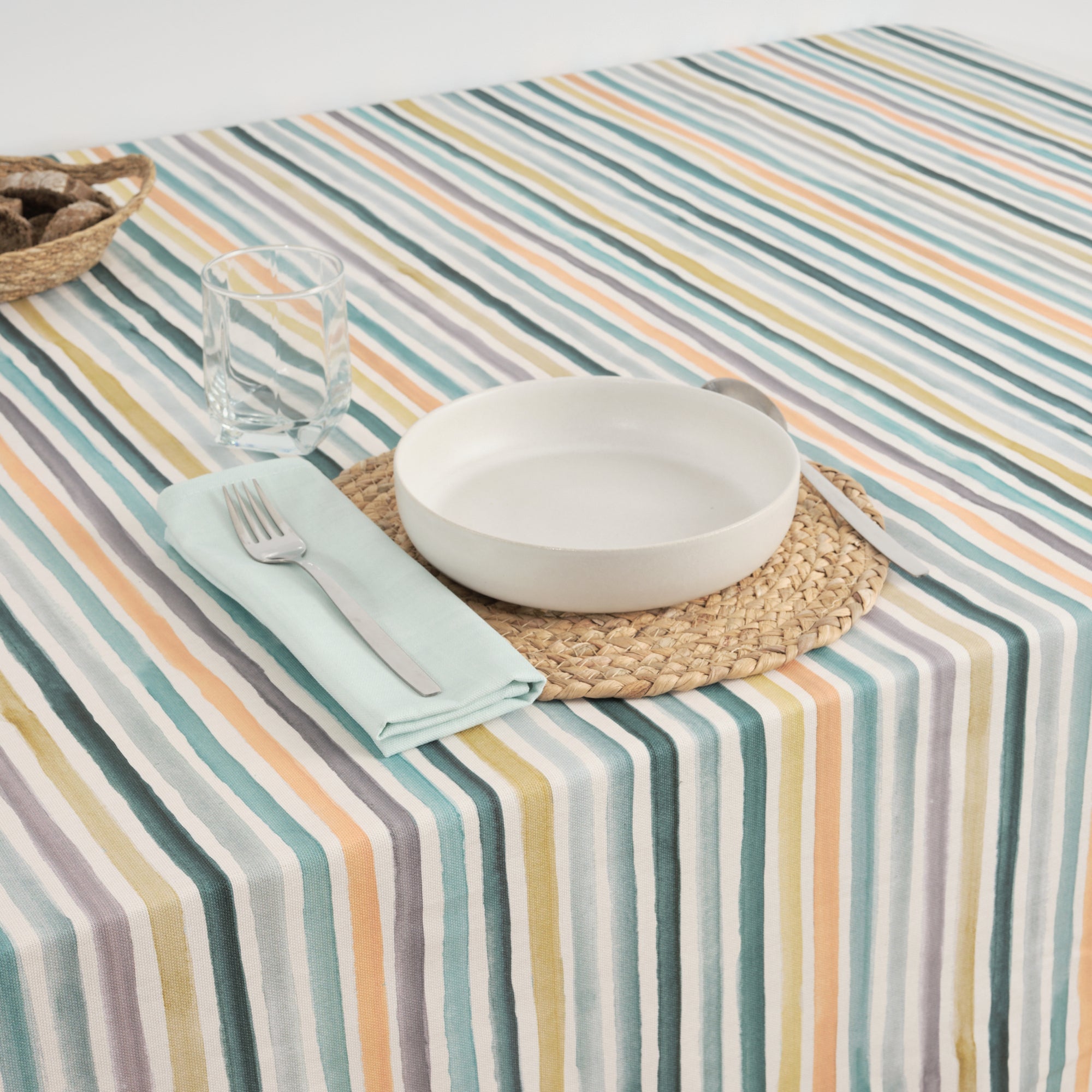 Nappe antitache Naiara Bleue