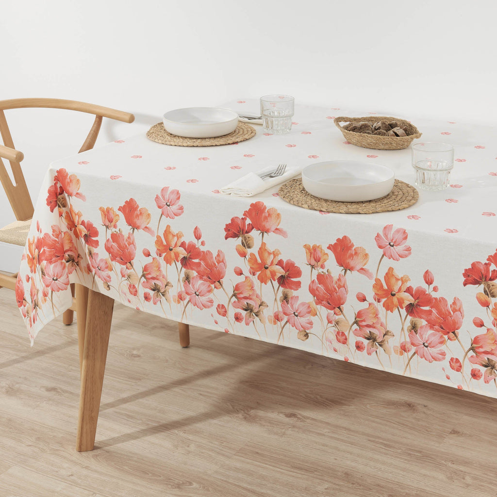 Nappe antitache pivoine