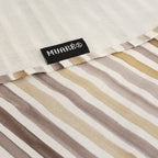 Naiara Brown stain-resistant round tablecloth