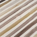 Naiara Brown stain-resistant round tablecloth