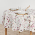Ribe stain-resistant round tablecloth