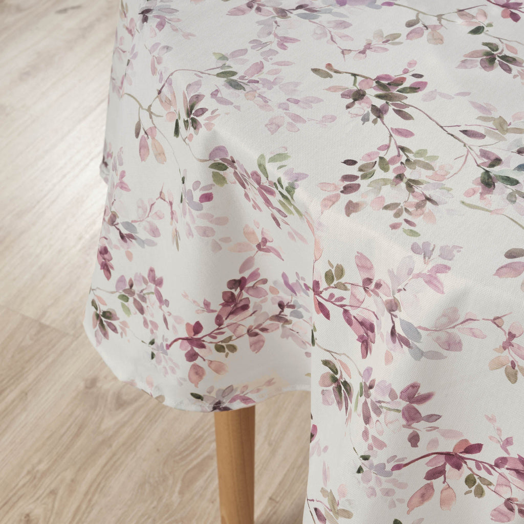 Ribe stain-resistant round tablecloth