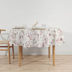 Ribe stain-resistant round tablecloth