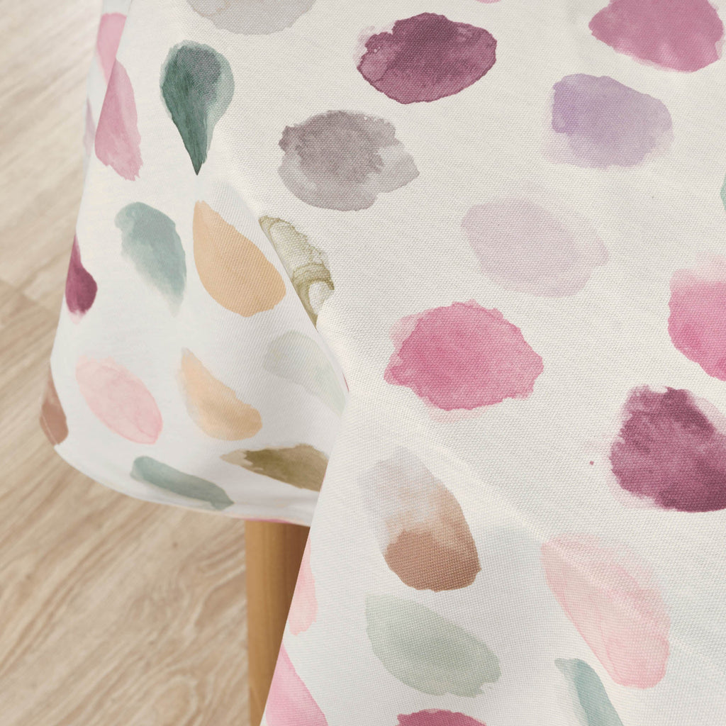 Sibiu stain-resistant round tablecloth