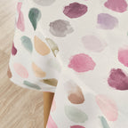 Sibiu stain-resistant round tablecloth