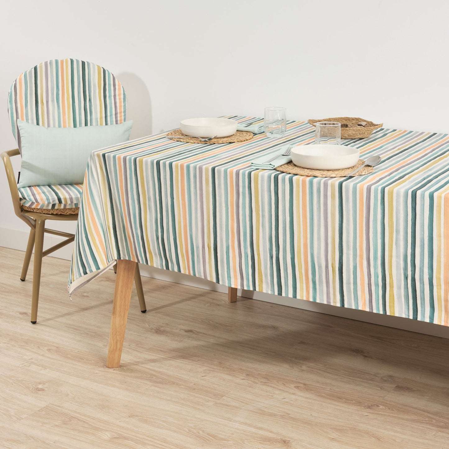 Mantel antimanchas XL Naiara Azul