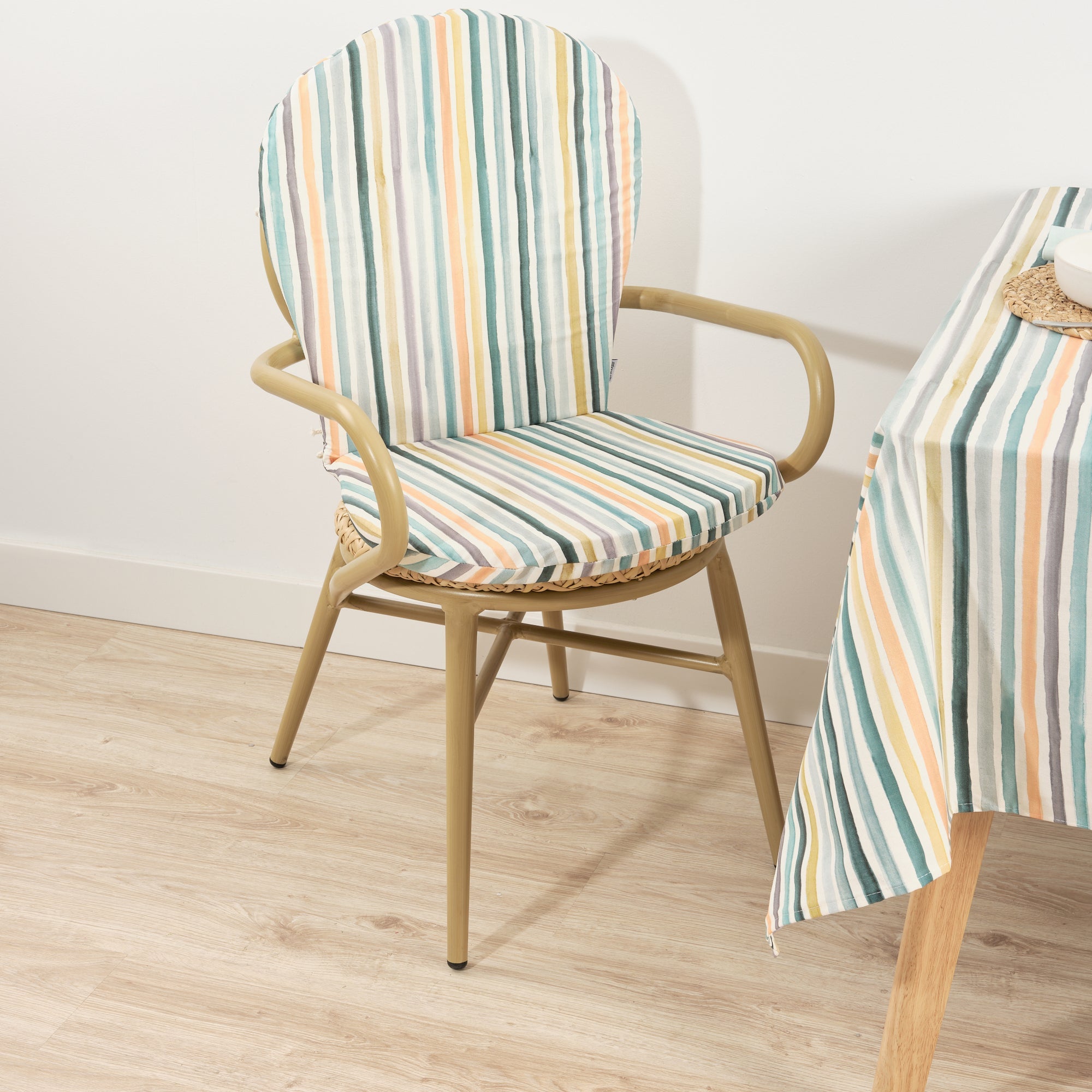 Naiara Blue Outdoor Chair Cushion 48x90 cm