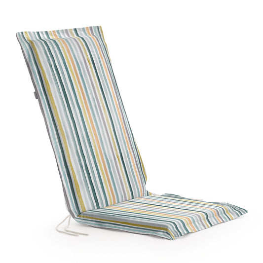 Cojín para silla de jardín Naiara Azul 48x100x5 cm