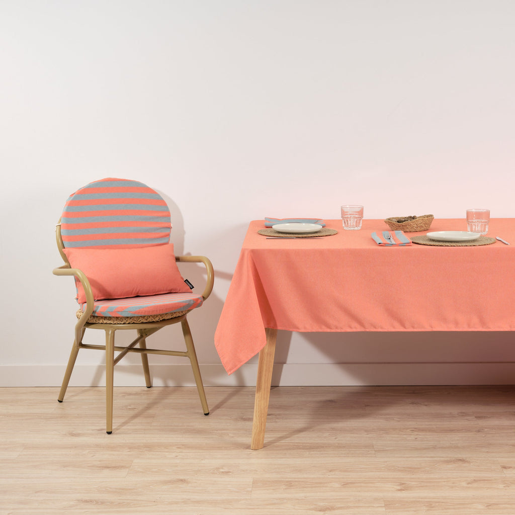 Nappe en tissu jacquard Maglia Lisse Orange