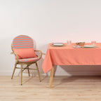 Nappe en tissu jacquard Maglia Lisse Orange