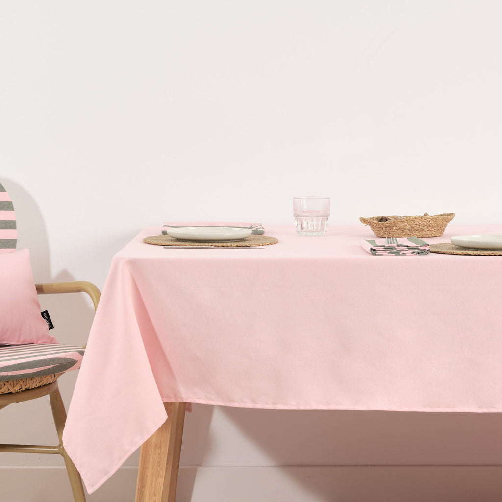 Nappe en tissu jacquard Maglia Uni Rose