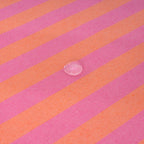 Nappe en tissu jacquard Maglia Stripe Fuchsia et Orange