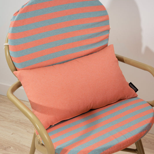 Funda de cojín Maglia Liso Naranja 30x50 cm