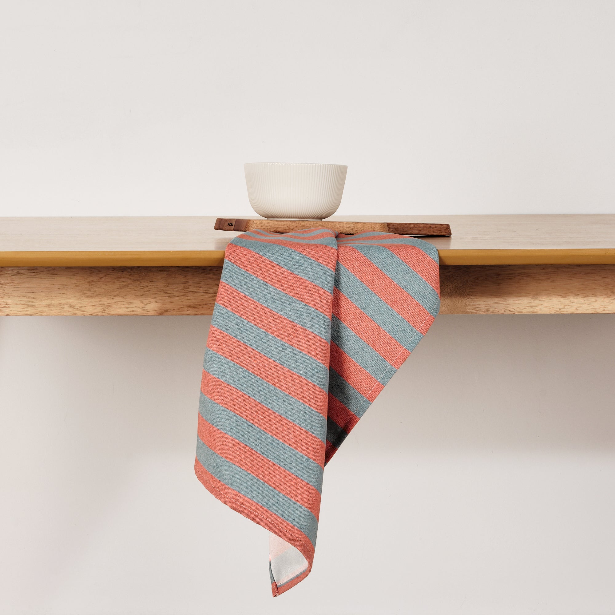 Maglia Kitchen Towel Orange and Aqua Stripe 45x70 cm