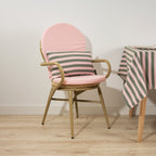 Maglia Cushion Cover Pink and Moss Stripe 30x50 cm