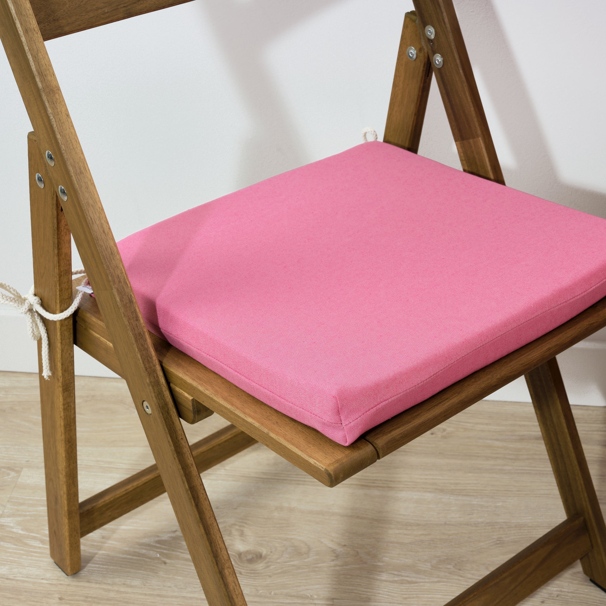 Maglia Liso Fuchsia padded seat cushion 40x40x5 cm