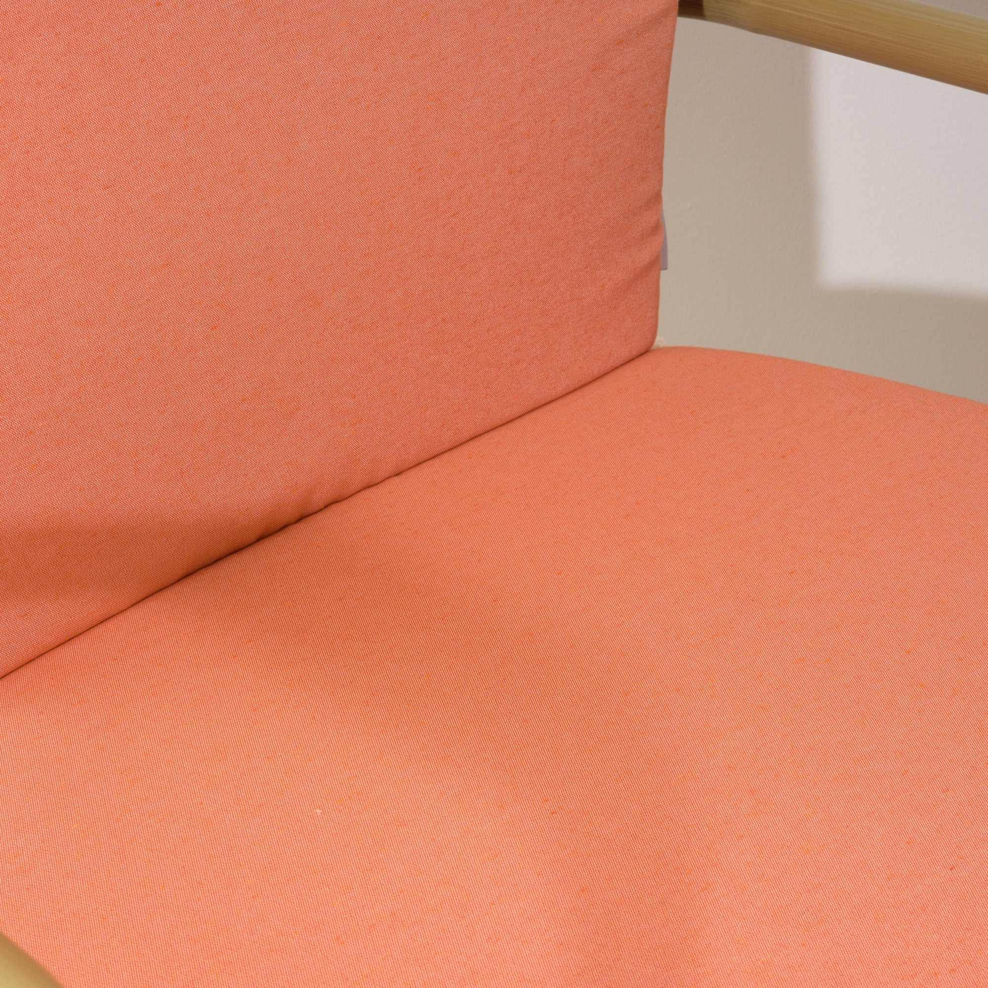 Maglia Plain Orange Outdoor Chair Cushion 48x90 cm