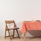 Maglia padded seat cushion Orange and Aqua stripe 40x40x5 cm