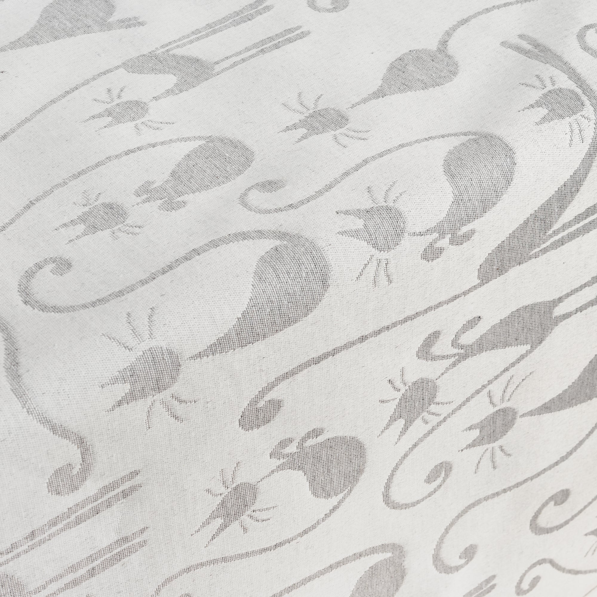 Nappe antitache jacquard acacia 2342 Alma Gris