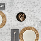 Nappe antitache jacquard acacia 2342 Alma Gris