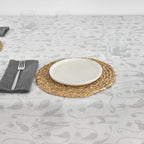 Nappe antitache jacquard acacia 2342 Alma Gris