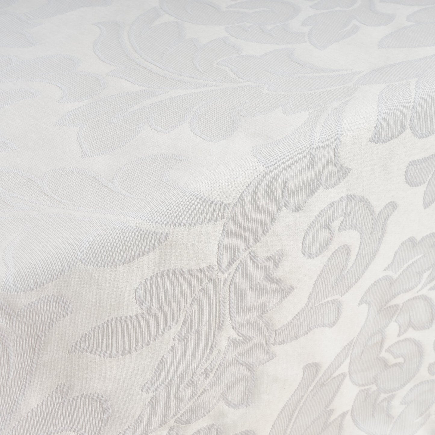 Mantel antimanchas jacquard Acacia 3233 Blanco