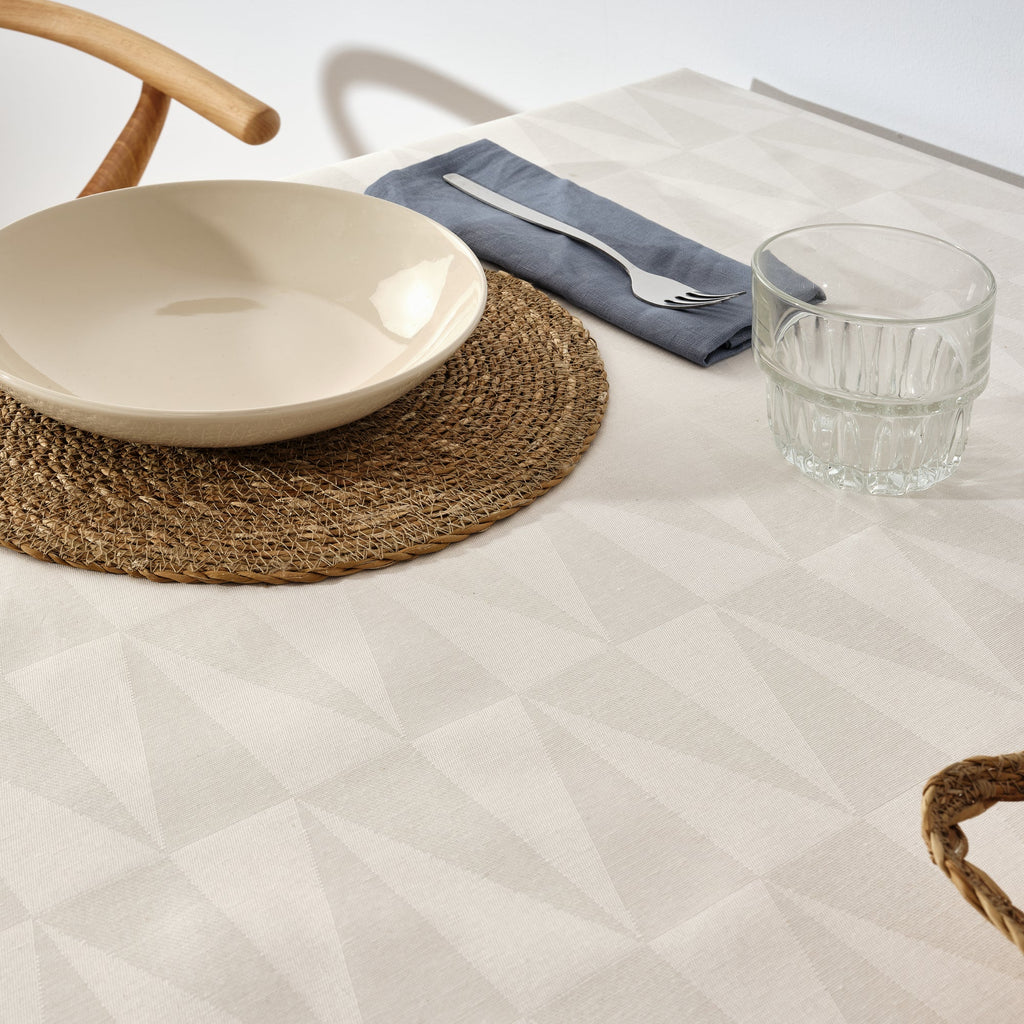 Alamo 3780 Nappe antitache Jacquard Écru