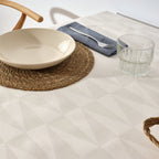 Alamo 3780 Nappe antitache Jacquard Écru