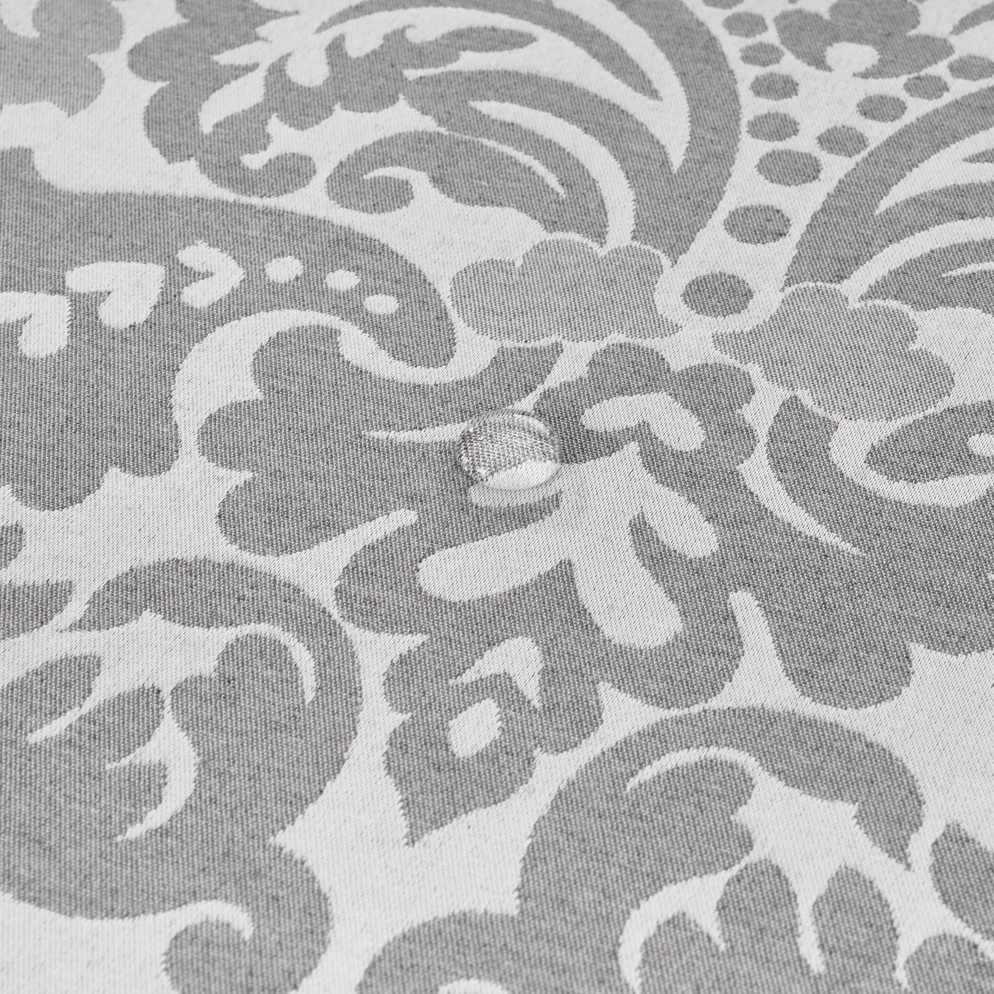 Nappe jacquard antitache Alamo 4033 Gris Perle