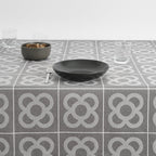 Nappe antitache jacquard Roure 3760B Gris Moyen