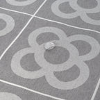 Nappe antitache jacquard Roure 3760B Gris Moyen