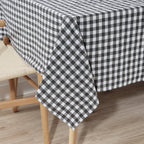 Nappe Vichy imperméable antitache toucher tissu Gris Foncé