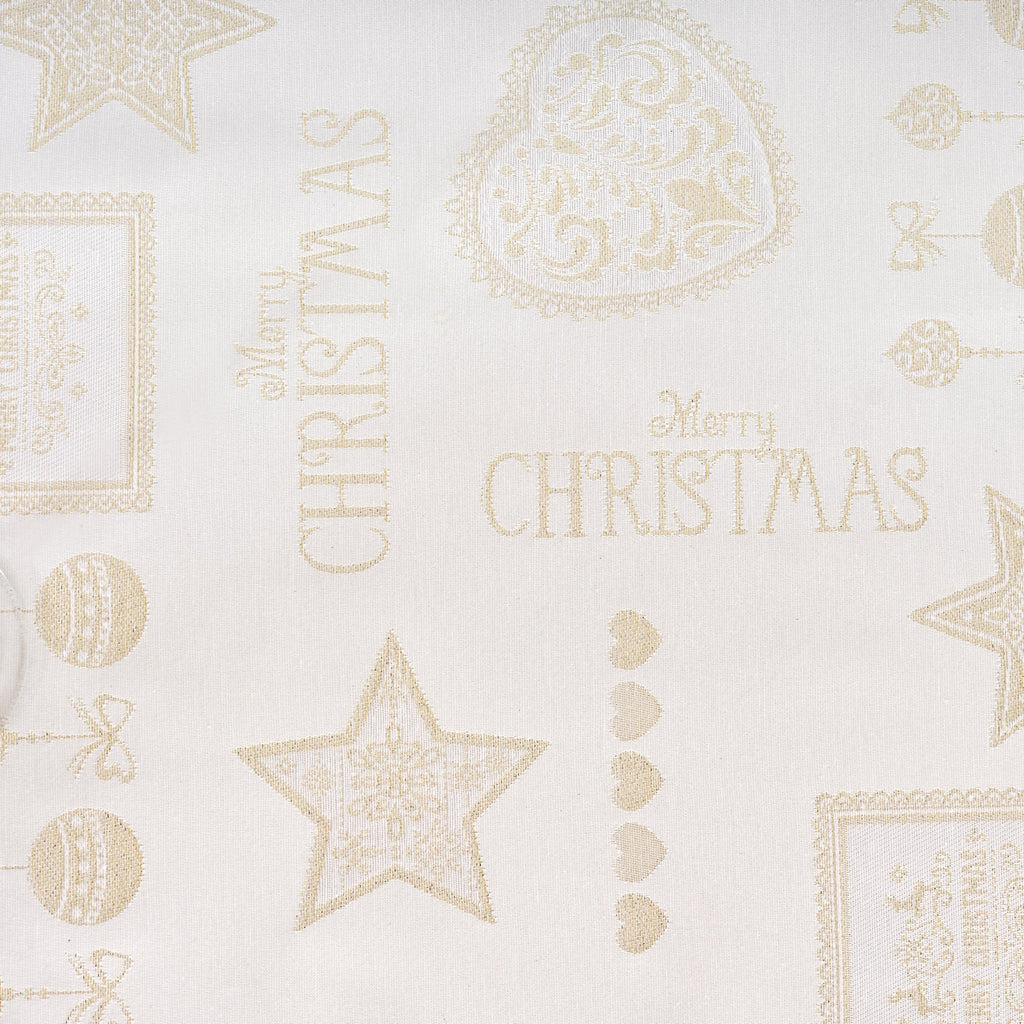 Jacquard fabric tablecloth golden thread PSC4732A