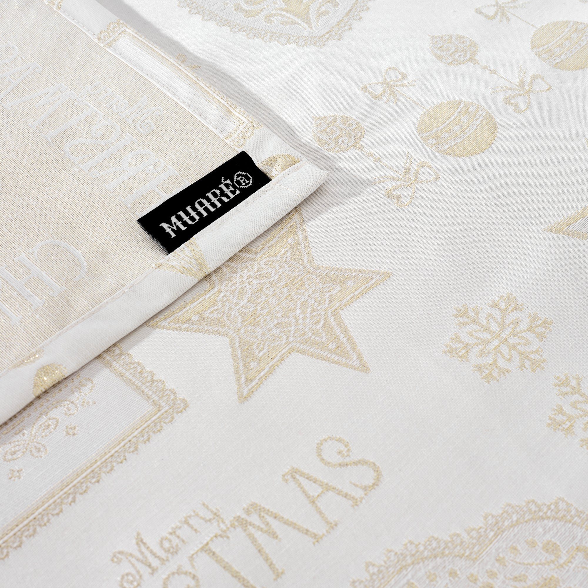 Jacquard fabric tablecloth golden thread PSC4732A