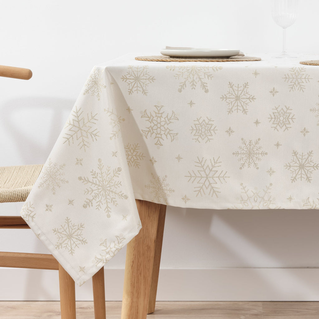 Golden thread jacquard fabric tablecloth PSC4821