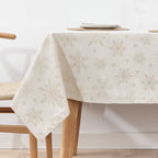 Golden thread jacquard fabric tablecloth PSC4821