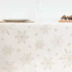 Golden thread jacquard fabric tablecloth PSC4821