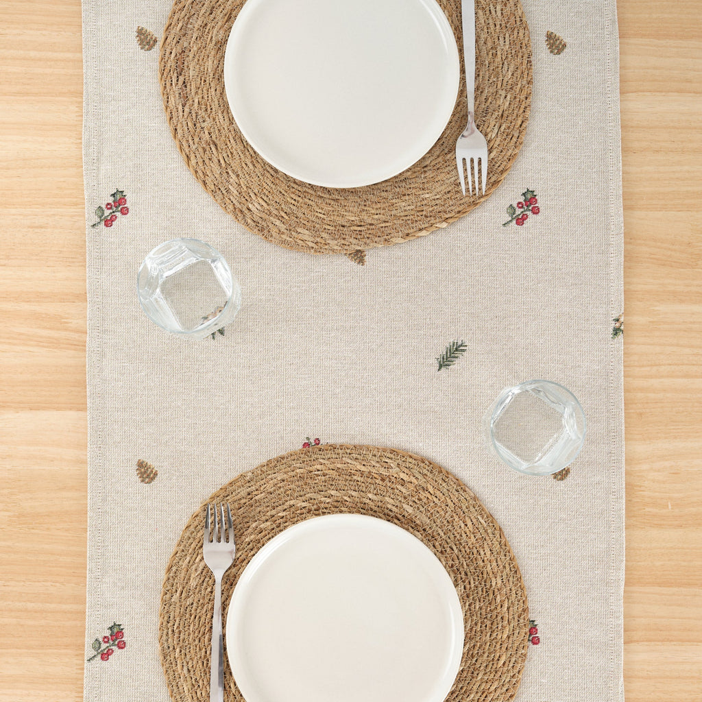 Chemin de table jacquard 33713B 45x140 cm