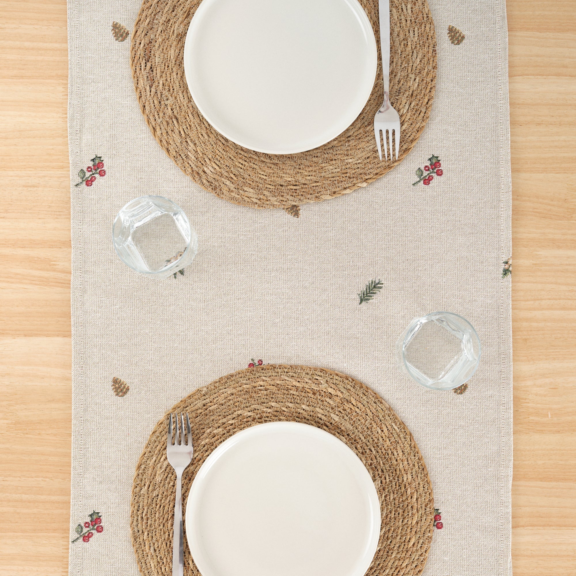 Chemin de table jacquard 33713B 45x140 cm