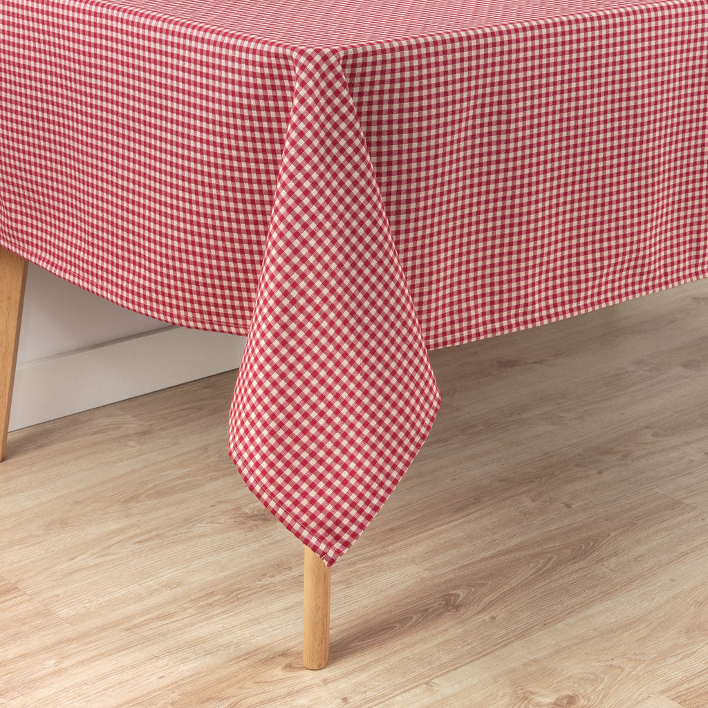 Reversible jacquard stain-resistant tablecloth 33739C1