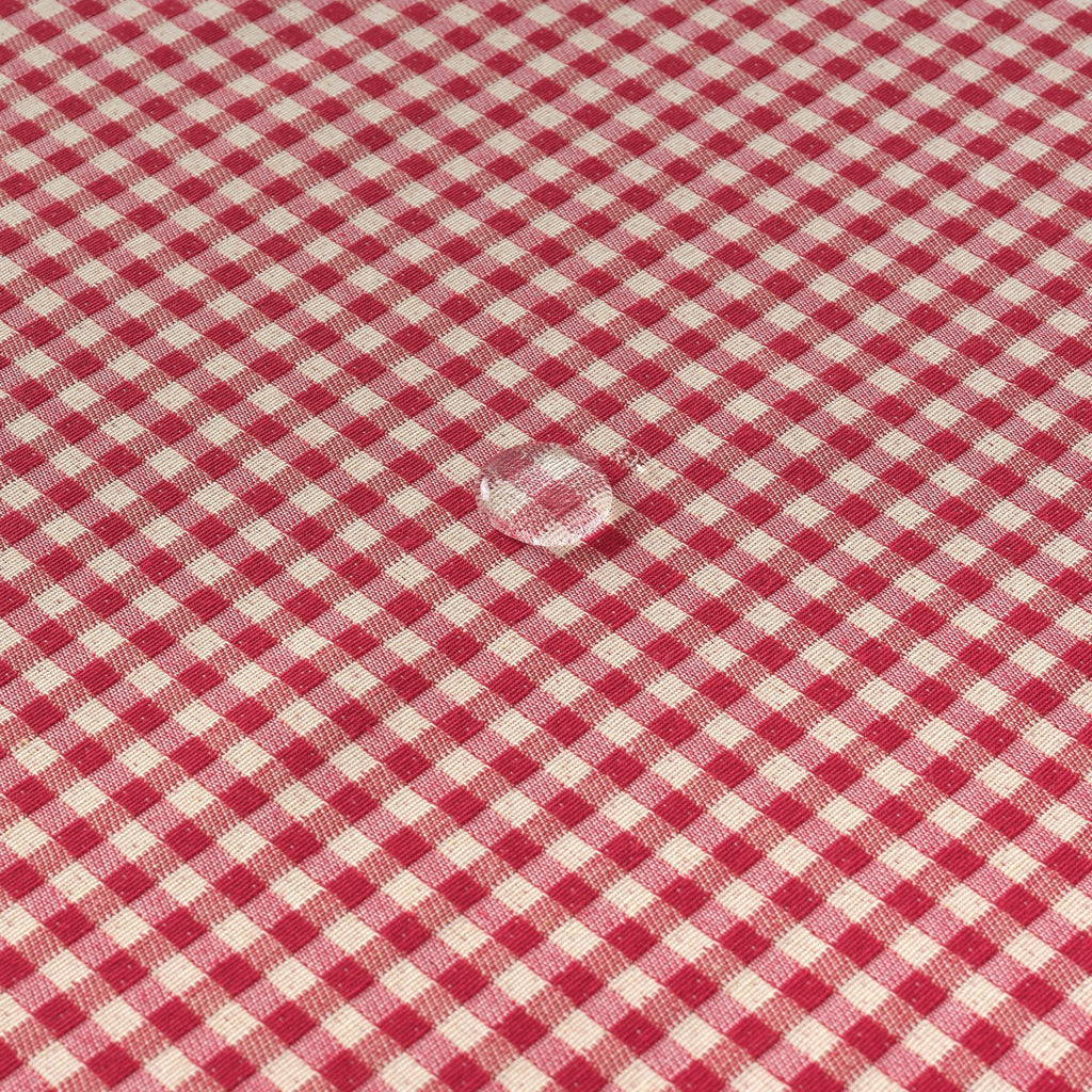 Reversible jacquard stain-resistant tablecloth 33739C1