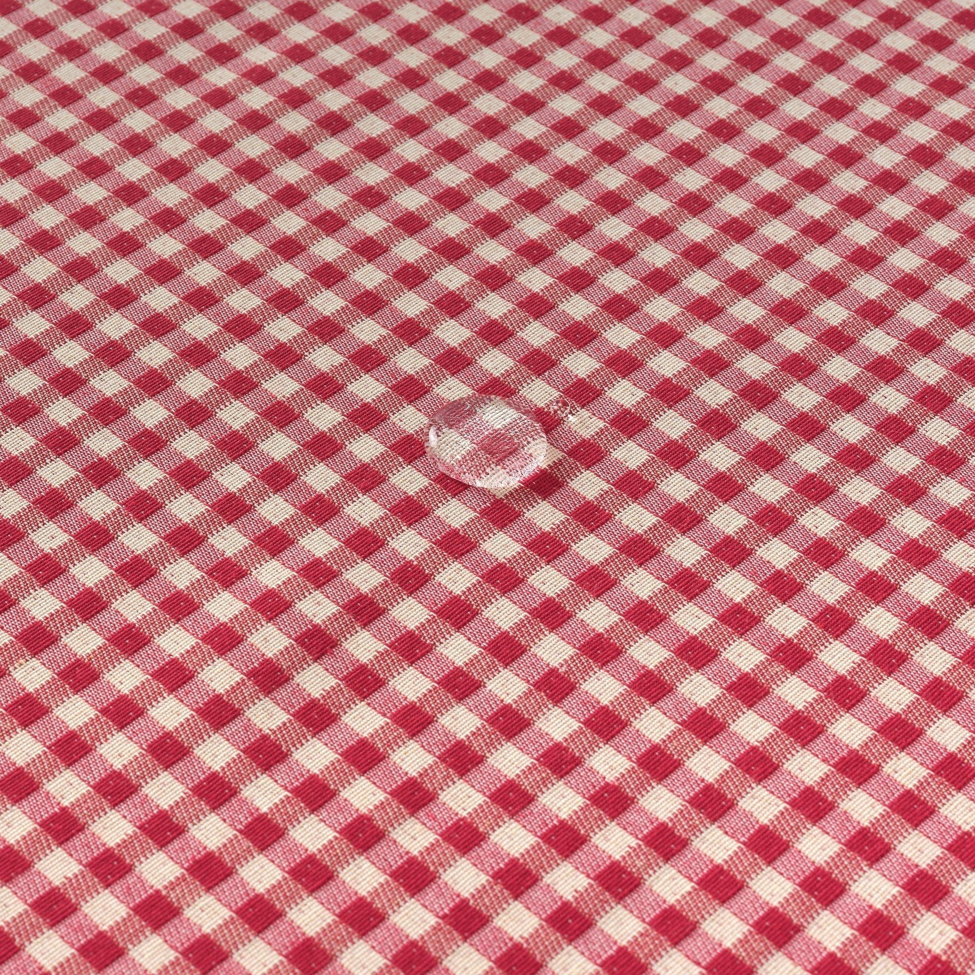 Reversible jacquard stain-resistant tablecloth 33739C1