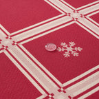 Reversible jacquard stain-resistant tablecloth 33742E