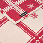 Reversible jacquard stain-resistant tablecloth 33742E